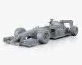 Toro Rosso STR9 2014 3D-Modell clay render