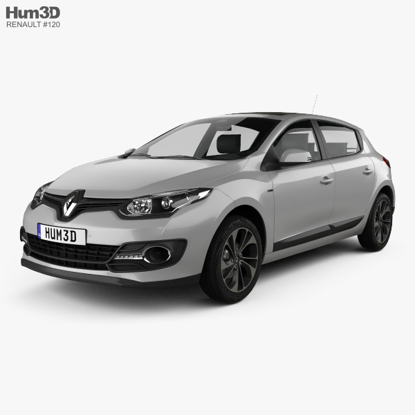 Renault Megane hatchback 2017 3D model