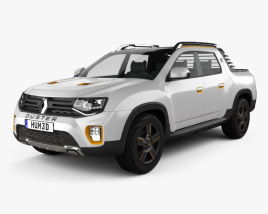 3D model of Renault Duster Oroch Concept 2018