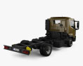 Renault D 7.5 Chassis Truck with HQ interior 2016 3d model back view