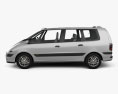 Renault Espace 2002 3D 모델  side view