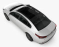 Renault Latitude 2016 3D-Modell Draufsicht