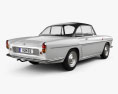 Renault Floride 1962 3D模型 后视图