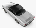 Renault Floride 1962 3D模型 顶视图