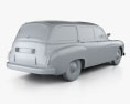 Renault Fregate wagon 1956 3D模型