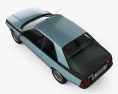 Renault Fuego 1980 3D модель top view
