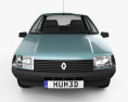 Renault Fuego 1980 3D 모델  front view
