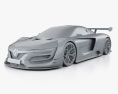 Renault Sport R.S. 01 2016 3D-Modell clay render