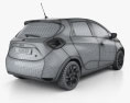 Renault ZOE HQインテリアと 2016 3Dモデル