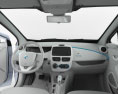 Renault ZOE avec Intérieur 2016 Modèle 3d dashboard