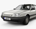 Renault 21 HQインテリアと 1994 3Dモデル