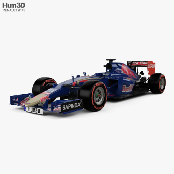 Renault STR10 Toro Rosso 2015 3D model
