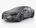 Renault Talisman 2019 3D模型 wire render