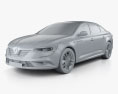 Renault Talisman 2019 3D модель clay render