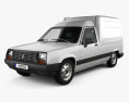 Renault Express with HQ interior 1991 3d model