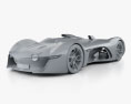 Renault Alpine Vision Gran Turismo 2018 Modello 3D clay render