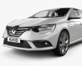 Renault Megane 해치백 2019 3D 모델 