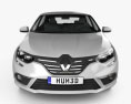 Renault Megane 해치백 2019 3D 모델  front view