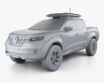 Renault Alaskan Concept 2015 Modello 3D clay render