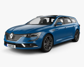 3D model of Renault Talisman estate 2019