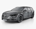 Renault Talisman estate 2019 Modello 3D wire render