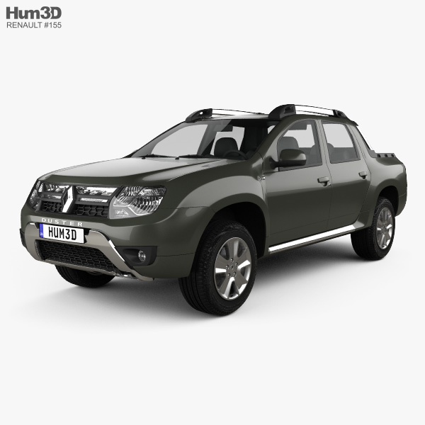 Renault Duster Oroch 2018 3D 모델 