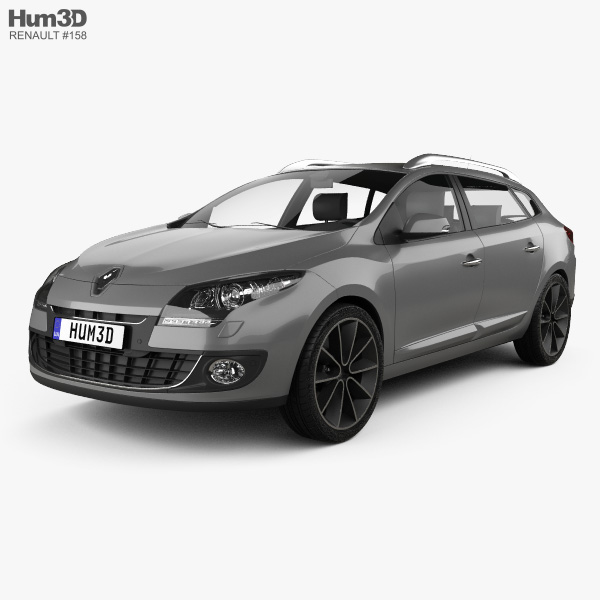 Renault Megane Estate 2014 3D model