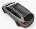 Renault Megane Estate 2014 3D модель top view