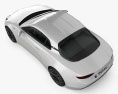 Renault Alpine Vision 2017 3D-Modell Draufsicht
