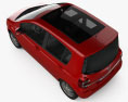 Renault Modus 2012 3D-Modell Draufsicht