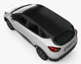 Renault Captur 2020 3d model top view