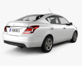 Renault Scala 2015 3d model back view