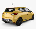 Renault Clio RS 5도어 해치백 2019 3D 모델  back view
