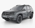 Renault Duster (CIS) 2018 3D模型 wire render