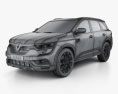 Renault Koleos 2019 3D模型 wire render