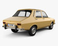 Renault 12 1969 3Dモデル 後ろ姿