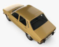 Renault 12 1969 3D模型 顶视图