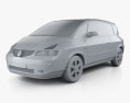 Renault Avantime 2019 3D模型 clay render