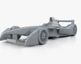 Spark-Renault SRT_01E 2014 3Dモデル clay render