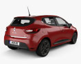 Renault Clio Edition One 5도어 해치백 2019 3D 모델  back view
