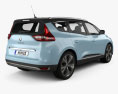 Renault Grand Scenic Dynamique S Nav 2020 3D 모델  back view