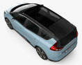 Renault Grand Scenic Dynamique S Nav 2020 3D模型 顶视图