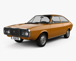3D model of Renault 15 1971