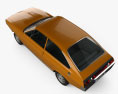 Renault 15 1971 3D 모델  top view