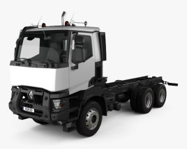 Renault K Day Cab Fahrgestell LKW 2016 3D-Modell
