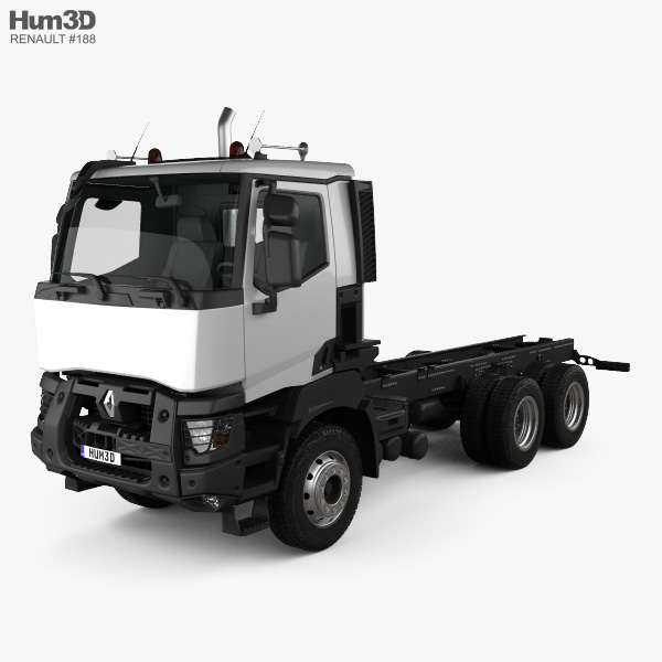 Renault K Day Cab Chassis Truck 2019 3D model