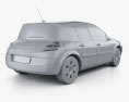 Renault Megane 5도어 해치백 2010 3D 모델 