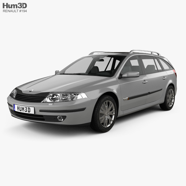 Renault Laguna estate 2004 3D model