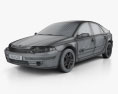 Renault Laguna liftback 2004 3Dモデル wire render