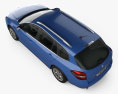 Renault Laguna grandtour 2014 3D模型 顶视图